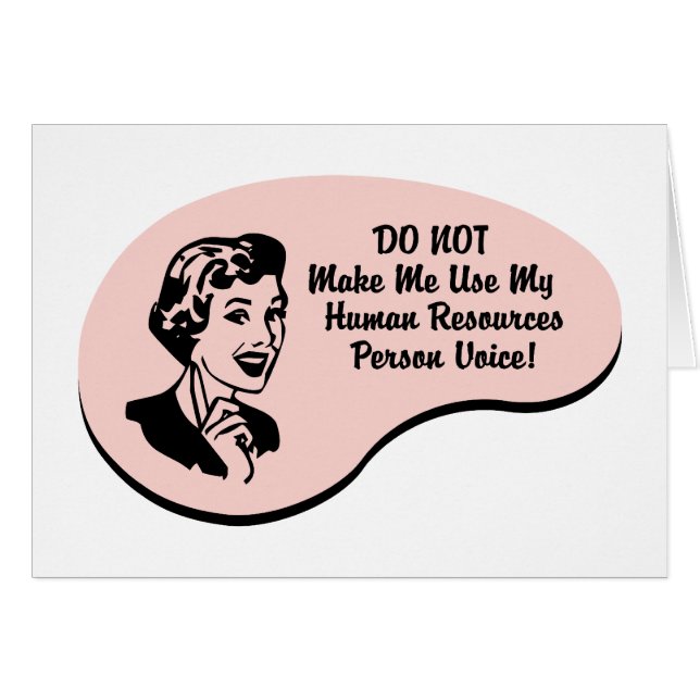 Voix de personne de ressources humaines (Devant horizontal)