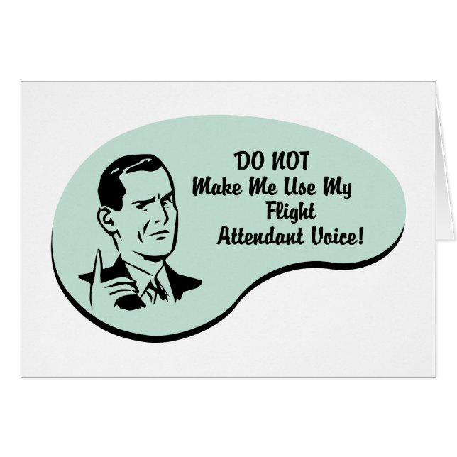 Voix de steward (hôtesse de l'air) (Devant horizontal)