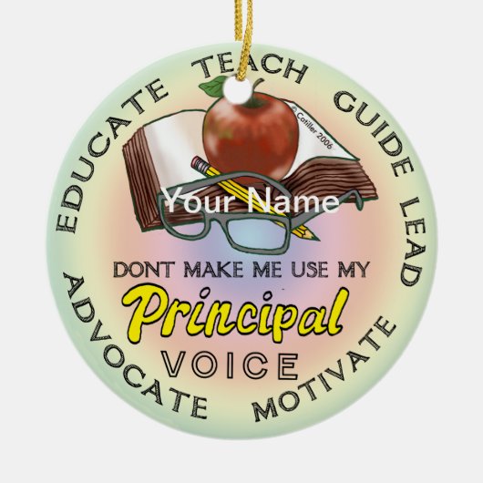 Voix du directeur d'école ornement (Devant)
