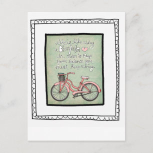 Vol25 - Het leven is als fietsen Briefkaart