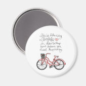 Vol25 leven is als fietsen magneet (Voorkant / Achterkant)