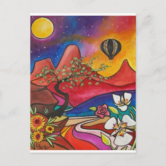 Vol au-dessus de la carte postale de Zion par Stud (Devant)