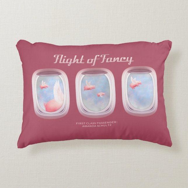 Vol de Coussin d'ascension de vol de cochons Fancy (Devant)
