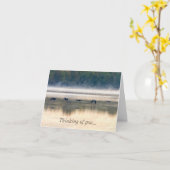 Vol de grue Painterly Pensée de votre carte (Fleur jaune)