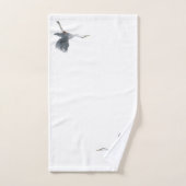 Vol de héron de grand bleu (Serviette à main)