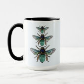 Vol de la parties scintillant bees mug (Gauche)