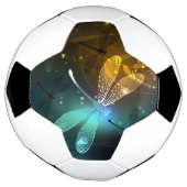 Vol de libellule verte lumineuse (Tourné)