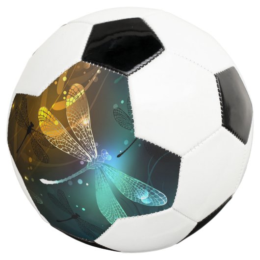 Vol de libellule verte lumineuse (3/4)