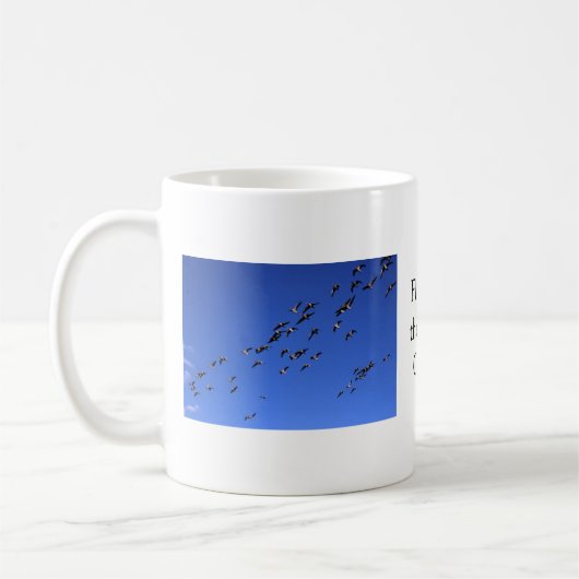 Vol de l'Oie sauvage, Mug (Gauche)