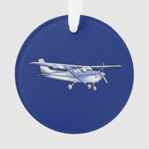Vol de silhouette de Cessna de chrome d'avions sur