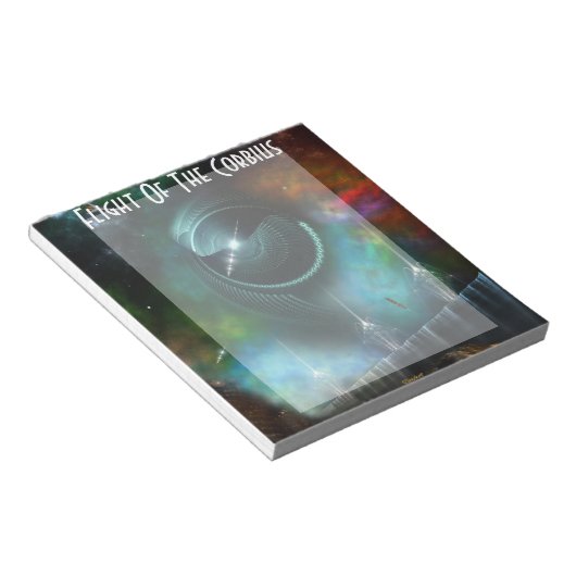 Vol Du Bloc-Notes D'Art Fractal Corbius (Incliné)