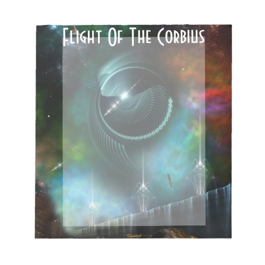 Vol Du Bloc-Notes D'Art Fractal Corbius (Devant)