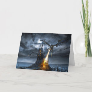 Vol Du Dragon - Carte De Voeux Anniversaire