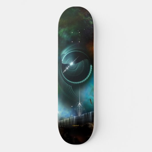 Vol Du Skateboard D'Art Fractal Corbius (Recto)