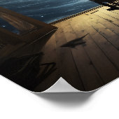 Vol énigmatique : Poster surréaliste d'une figure (Coin)