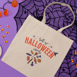 vol Halloween Snoep    CANVAS TAS