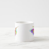 Vol Hummingird Nom personnalisé Espresso Mug (Devant)
