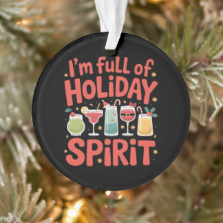 Vol Kerstsfeer Kerst Cocktails Xmas Ornament