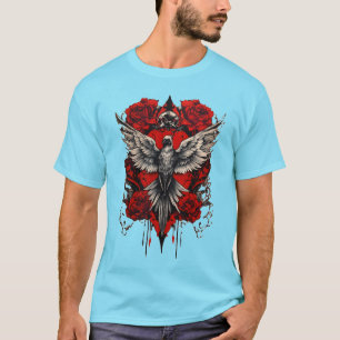 Vol libre : Inkblot Ravens Tee T-Shirt