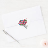 Vol Liefde Hart Sticker (Envelop)