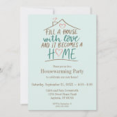 Vol liefde  housewarming kaart (Voorkant)