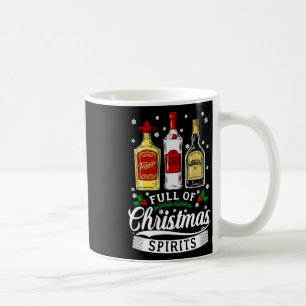 Vol met kerst geesten wodka tequila whisky xm koffiemok