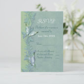 Vol papillon Mariage floral RSVP (Debout devant)