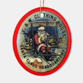 Vol Père Noël - ornement (Gauche)