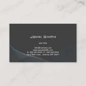 Vol plat de papier dans le carte de visite du (Dos)