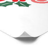 Vol van feestvreugde - Feestelijke typografie Poster (Hoek)