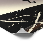 Vol vers Mars ! poster de science-fiction vintage (Coin)