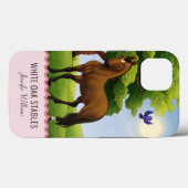 Volbloed Paard in een Weiland Case-Mate iPhone Case (Achterkant (horizontaal))