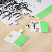 volbloed paardenrennen legpuzzel (Zijkant)