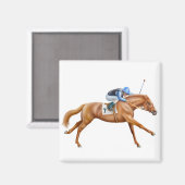 Volbloed Racehorse Magnet Magneet (Voorkant / Achterkant)