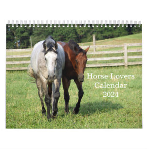 Volbloedpaarden liefhebbers 12 maanden kalender