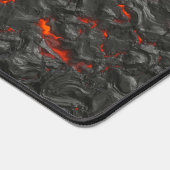 Volcan de lave molle noir et rouge (Coin)