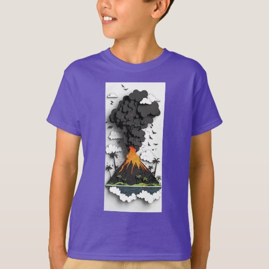 Volcan du T-Shirt (Devant)
