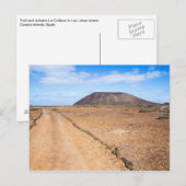 Volcan Los Lobos aux Canaries carte postale (Devant / Derrière)