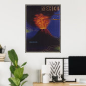Volcan Paricutin Mexico Poster (Thuiskantoor)