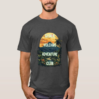 Volcanic Adventures: Natuur-geïnspireerde outdoor T-shirt