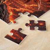 Volcanic Planet Alien Warrior Puzzle Legpuzzel (Zijkant)
