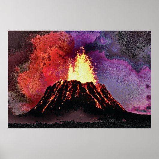 Volcano 9 cmyk poster (Voorkant)