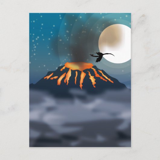 Volcano Briefkaart (Voorkant)