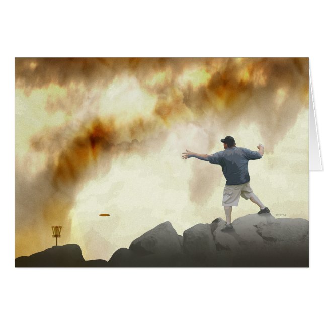 Volcano Disk Golf (Voorkant Horizontaal)