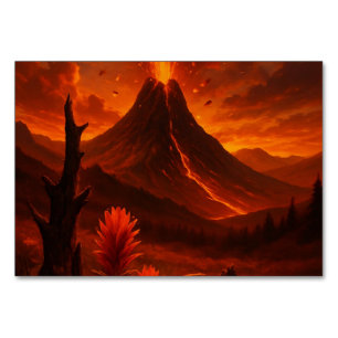 Volcano Fury – Bold Natuur Art Kaart