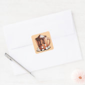 Volcano Heet Chocolade Droom Mok sticker (Envelop)