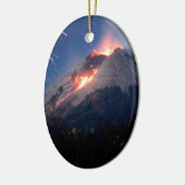 Volcano Natural Wonder Keramisch Ornament (Links)