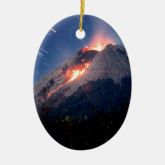 Volcano Natural Wonder Keramisch Ornament