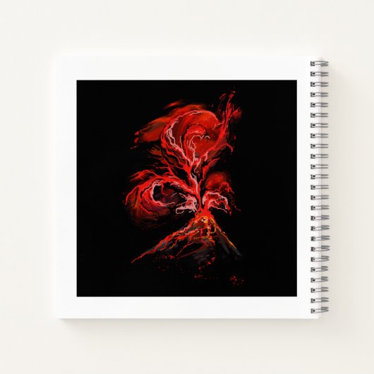 Volcano Notitieboek (Achterkant)