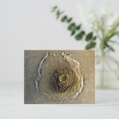 Volcano Olympus Mons op Mars Briefkaart (Staand voorkant)